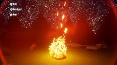 Cozy campfire