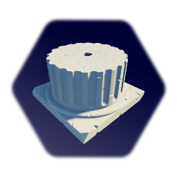 White Column Base