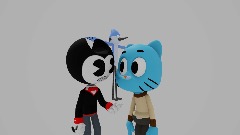 Bendy and gumball talk test animation