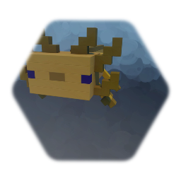 Gold Minecraft Axolotl