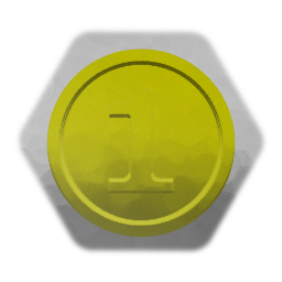 Simple numbered 1-coin