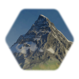 Detailed Matterhorn Mountain