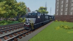Norfolk Southern GE AC44C6M derailment test