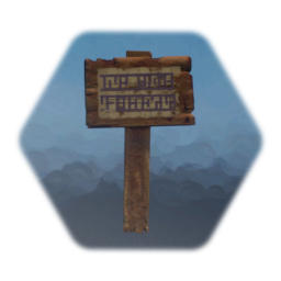 Wood Sign 01