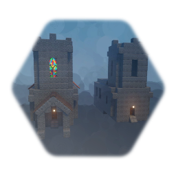 Realistic Minecraft Village Churches
