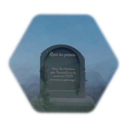 Tombstone W/ Text