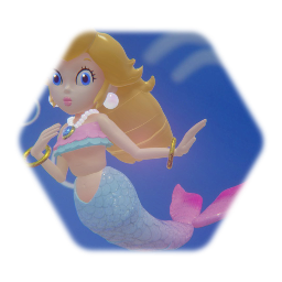 Princess Peach (Mermaid Transformation)