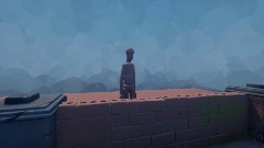 Guy get hit by a flying tv part 1