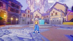 Daybreak Town - Fountain square