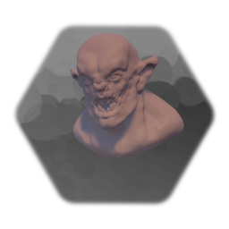 Orc head practice