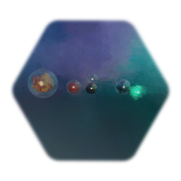 glass spheres - with different effects