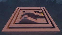 3D labyrinth with gravity controlled puppet - Level 5