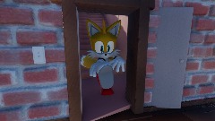 Sonic is watching tv