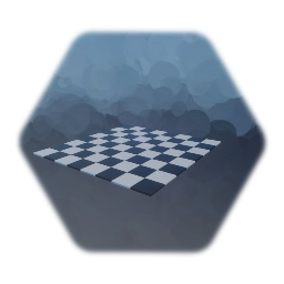 Black and white floor