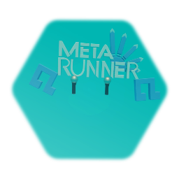 Meta runner singing logo