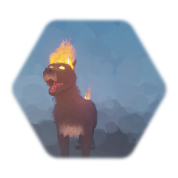 Demonic Dog (keyframe animateable puppet)
