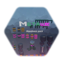 Metallic mandness pack