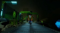 crash bandicoot Toxic Man Stage