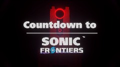 Sonic Frontiers Countdown