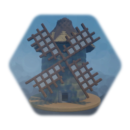 Windmill, with Flour Grinding setup