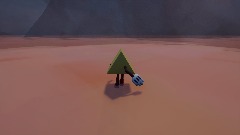 Triangle man falls in river