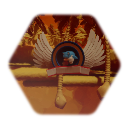 Sonic.Exe Title Screen With Sonic