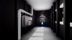 Lunar Base Room 02  Exit Hall to Moon