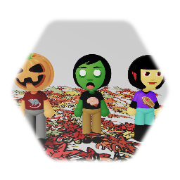 Halloween emoj puppets