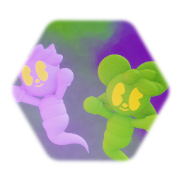 Spooky Candy the Cat & Ghostdrop the Mouse