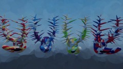 Dominican traditional lechon carnival masks