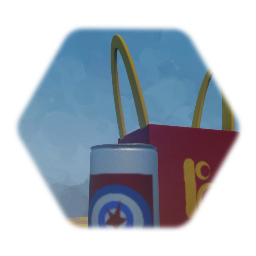 Bongo's Burgers Patriotic meal