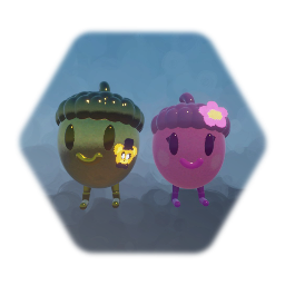 Goldicorn and Acornella
