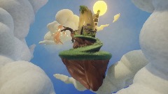 Lone Floating Island