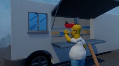 ¡Homer quiere su bocadillo!