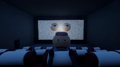 (POV) kid stares at you at the movie theater