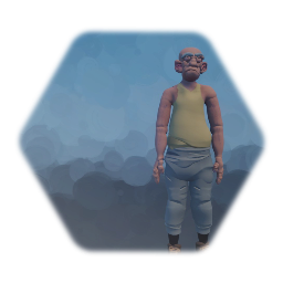 Old Man with cauliflower ears