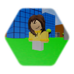 The yellow jacket girl