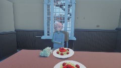 Dinner with virtual girlfriend