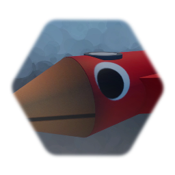 Red Bird Rocket Ship