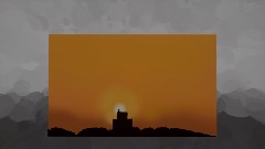 Sunset over the curragh Ireland