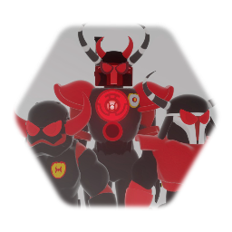 I.M.P Trooper,Spider EXE Trooper,and Chief