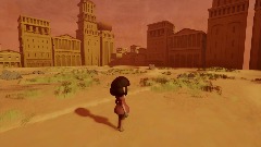 G i r l   i n   d e s e r t