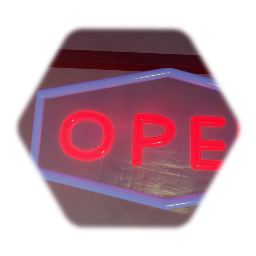 Open sign