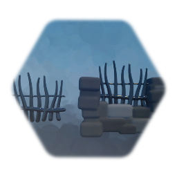 Spooky Metal Fence #1