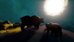 Bears at Sunset