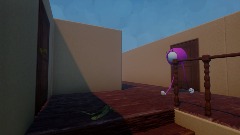 Fanfan falls down the stairs