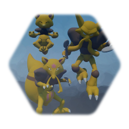 Pokémon - Abra / Kadabra / Alakazam