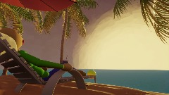 Baldi Chillin At The Beach