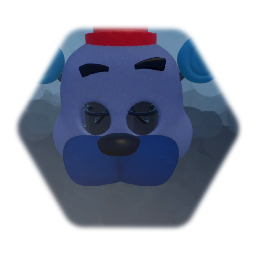 Blue bear mask