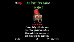 My Fnaf fan game project